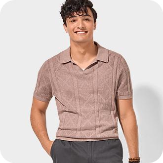 Men s Polo Shirts Long Short Sleeve Polos JCPenney